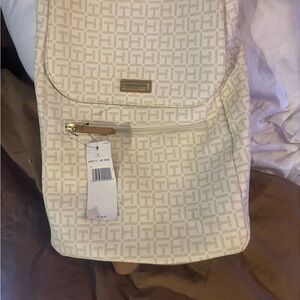 Tommy Hilfiger Cream Backpack